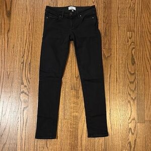 PAIGE Women's Classic Black Skyline Skinny Jeans size 28